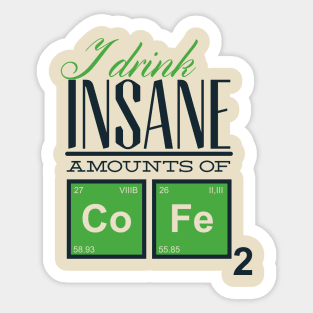 Insane Coffee Sticker